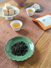 Load image into Gallery viewer, AYT_LotusGreen_loosetealeaves_plate